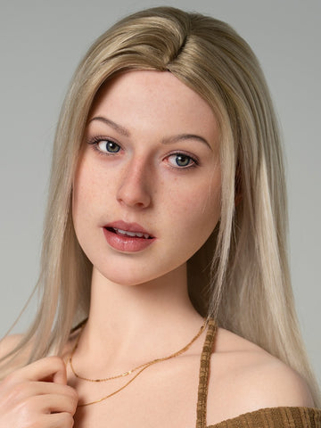 H624 ROS Silicone Sex Doll Head ｜Zelex Doll Head