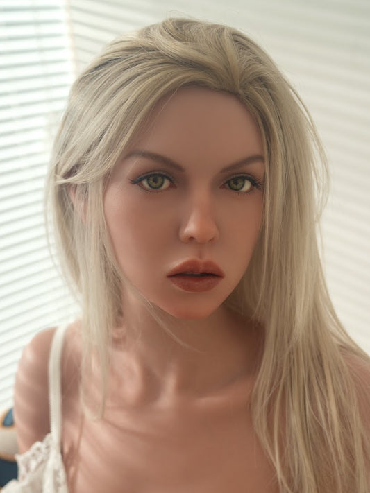 H627 ROS Silicone Sex Doll Head ｜Zelex Doll Head