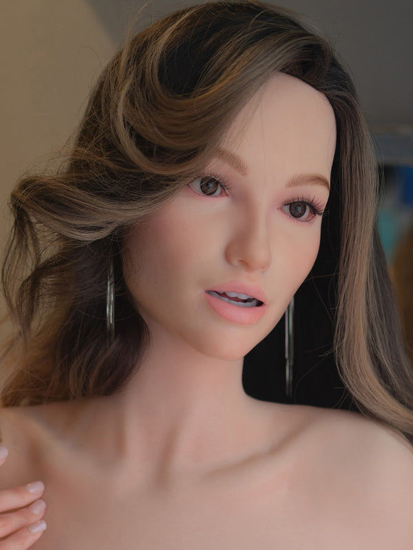 H630 ROS Silicone Sex Doll Head ｜Zelex Doll Head