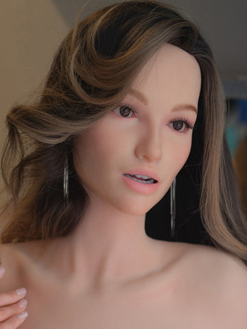 H630 ROS Silicone Sex Doll Head ｜Zelex Doll Head