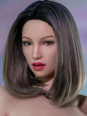 H632 ROS Silicone Sex Doll Head ｜Zelex Doll Head