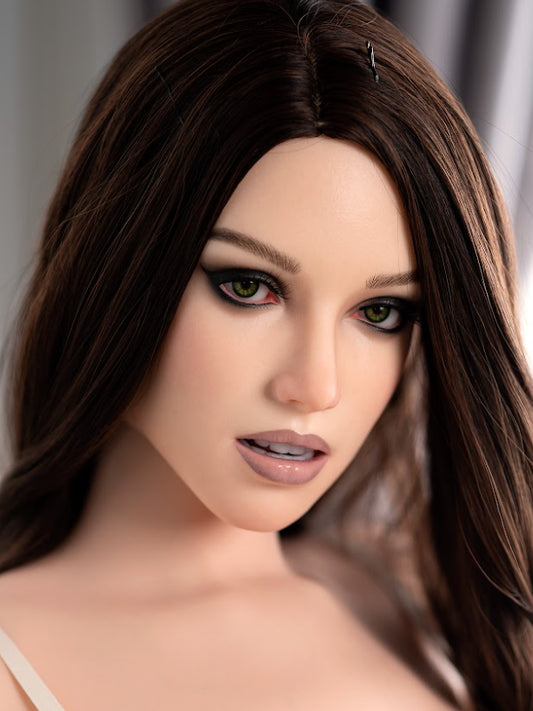 H639 ROS Silicone Sex Doll Head ｜Zelex Doll Head