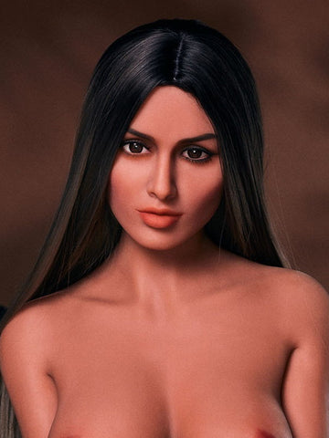 H716 TPE Sex Doll Head-Attractive Tan Girl 【Irontech Doll Head】