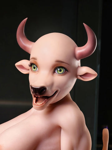 H654 ROS Animal Fantasy Silicone Sex Doll Head | Doll Castle Head