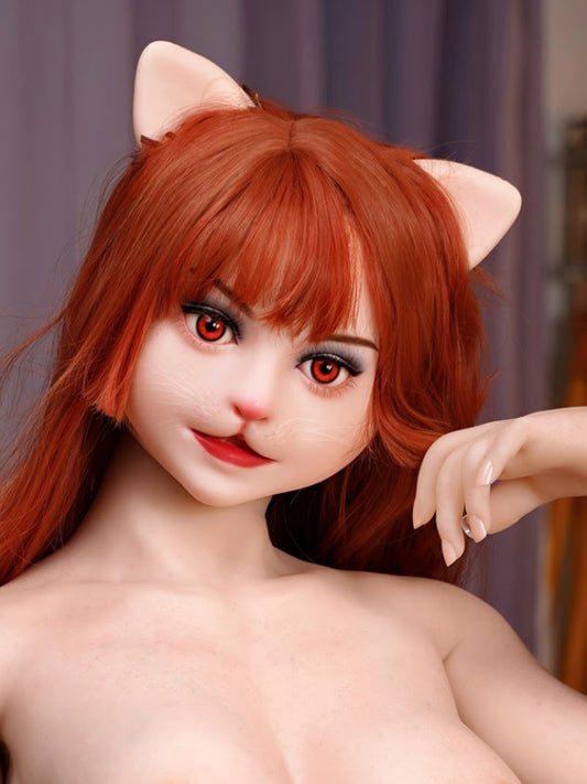 H657 ROS Animal Fantasy Silicone Sex Doll Head | Doll Castle Head