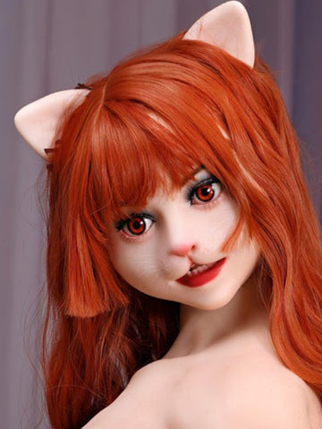 H657 ROS Animal Fantasy Silicone Sex Doll Head | Doll Castle Head