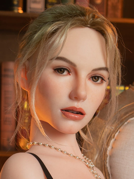 H662 ROS Silicone Sex Doll Head ｜Zelex Doll Head