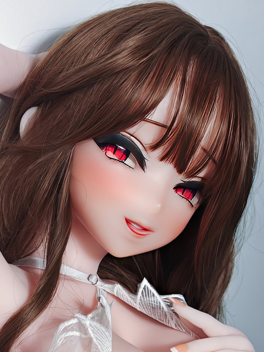 H666 Kazama Momiji Silicone Anime Sex Doll Head｜Elsa Babe Head