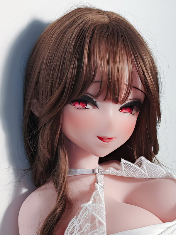 H666 Kazama Momiji Silicone Anime Sex Doll Head｜Elsa Babe Head