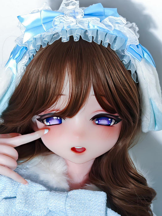 H667  Suwabe Haruka Silicone Anime Sex Doll Head｜Elsa Babe Head