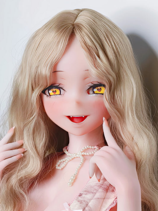 H669 Hanasaka Yuka Silicone Anime Sex Doll Head｜Elsa Babe Head