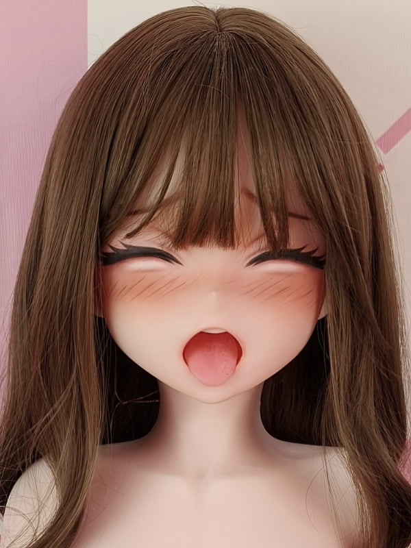 H670 Yukimura Kana Silicone Anime Sex Doll Head｜Elsa Babe Head