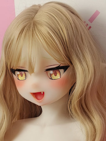 H672 Momoi Nozomi Silicone Anime Sex Doll Head｜Elsa Babe Head