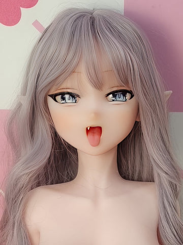 H673 Sakura Honoka Silicone Anime Sex Doll Head｜Elsa Babe Head