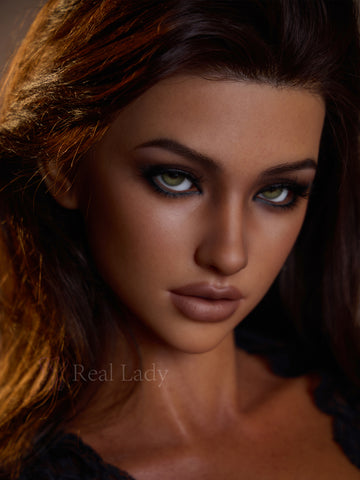 H166 ROS-MAX Silicone Sex Doll Head| Real Lady Doll