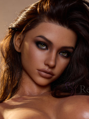 H166 ROS-MAX Silicone Sex Doll Head| Real Lady Doll