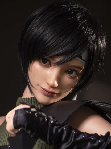 H711  Yuffie Silicone Sex Doll Head ｜Jiu Sheng Doll