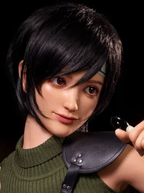 H711  Yuffie Silicone Sex Doll Head ｜Jiu Sheng Doll