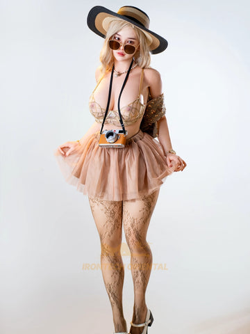 F779- 158cm/5ft2 E Cup ROS MAX Eileen Asian Realistic Silicone Sex Doll | Irontech Oriental