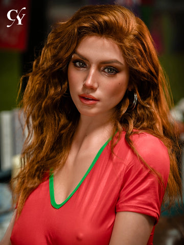 F8615—176cm/5.77ft-90.4lbs E Cup Wheat Skin Silicone Full Sex Doll Sofia | TOP-CYDOLL