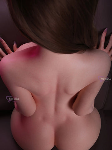 T826- 72.75lbs K Cup Realistic Asian BBW Silicone ROS Life Size Sex Doll Torso with Head | MD Doll