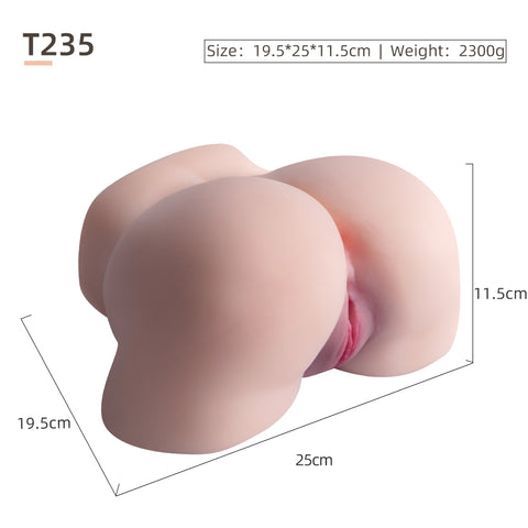 A322 (5.1lb)Fake Booty Pussy and Anal Mini Ass Doll Cheap Mens Sex Toys