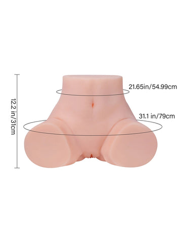 A652 - 24 lbs Realistic Torso Doll – Lifelike Curves & Design