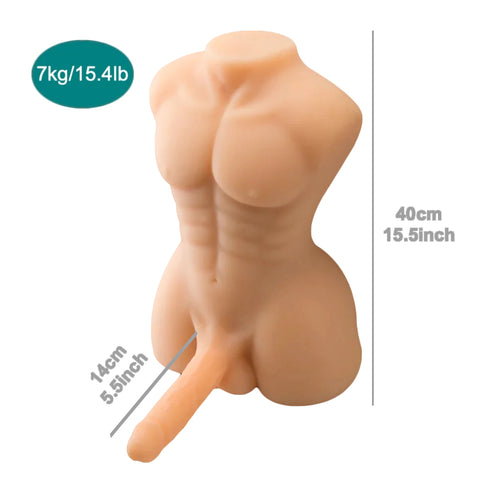 T557  Gay Sex Doll Torso with Penis &Torso Sex Toy For Women