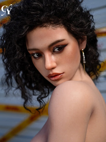 F5818—168cm/5ft5-35kg F Cup Silicone Realistic with ROS Head Sex Doll  | TOP-CYDOLL