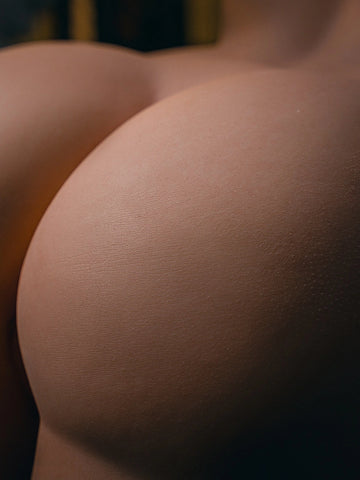 T683-110cm(3.6ft)/27kg E Cup Silicone Real Skin Textured Torso Sex Doll With Head[TOP-CYDOLL]