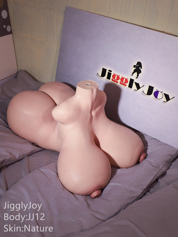 T1039-55cm/1ft8"-48.5lbs R Cup Joann Full Silicone BBW Torso Sex Doll｜Jigglyjoy