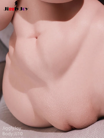 T1035-80cm/2ft6"-60.07lbs D Cup Emily Ultra Soft Female Silicone ROS Sex Doll Torso With Head｜Jigglyjoy