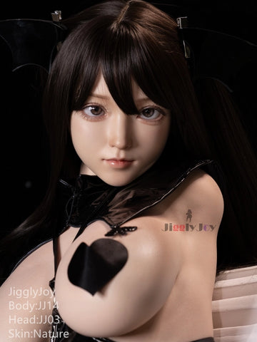 T1025-76cm-56.22lbs D Cup Ultra Soft Silicone Realistic Sex Doll Torso with Head Lucy｜Jigglyjoy