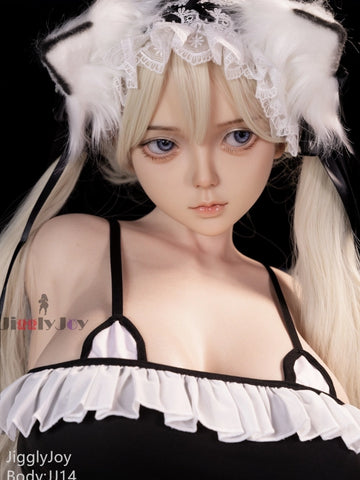 T1024-76cm-56.22lbs D Cup Ultra Soft Silicone Realistic Anime Sex Doll Torso with Head Carrie｜Jigglyjoy
