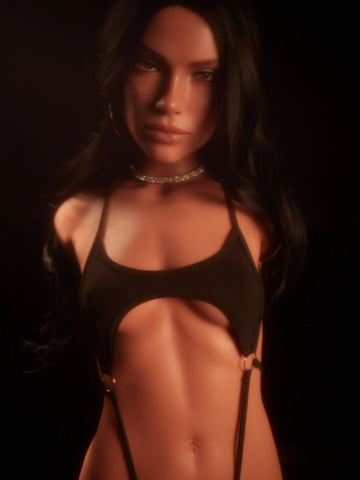 T238-30.75lbs/80cm Lightweight Life-Size Flat-Chested Sex Doll Torso with Head | Climax Doll