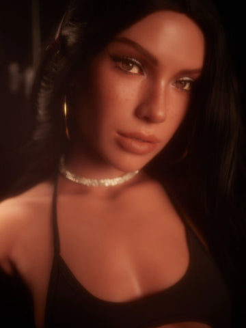 T238-30.75lbs/80cm Lightweight Life-Size Flat-Chested Sex Doll Torso with Head | Climax Doll