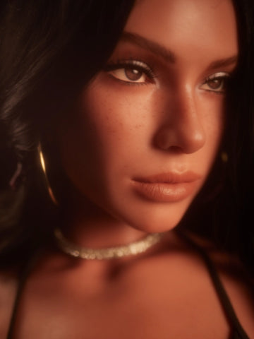 T238-30.75lbs/80cm Lightweight Life-Size Flat-Chested Sex Doll Torso with Head | Climax Doll