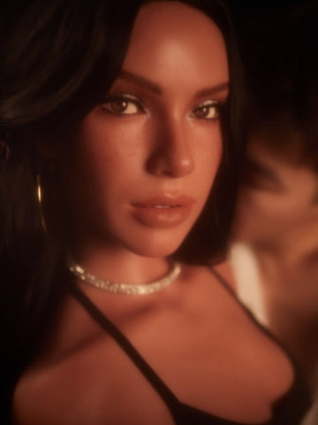 T238-30.75lbs/80cm Lightweight Life-Size Flat-Chested Sex Doll Torso with Head | Climax Doll