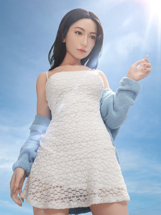 F9207-158cm(5.1ft)-25.7kg A Cup Silicone Lightweight Tiny Sex Doll丨Climax Doll ULW