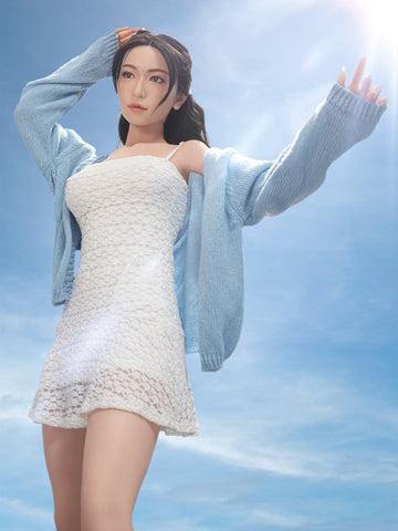 F9207-158cm(5.1ft)-25.7kg A Cup Silicone Lightweight Tiny Sex Doll丨Climax Doll ULW