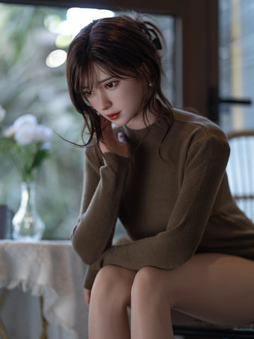 F1725—165cm/5フィート4 カルメン Fカップ シリコン可動ジョーズ セックスドール|Zelex Doll 