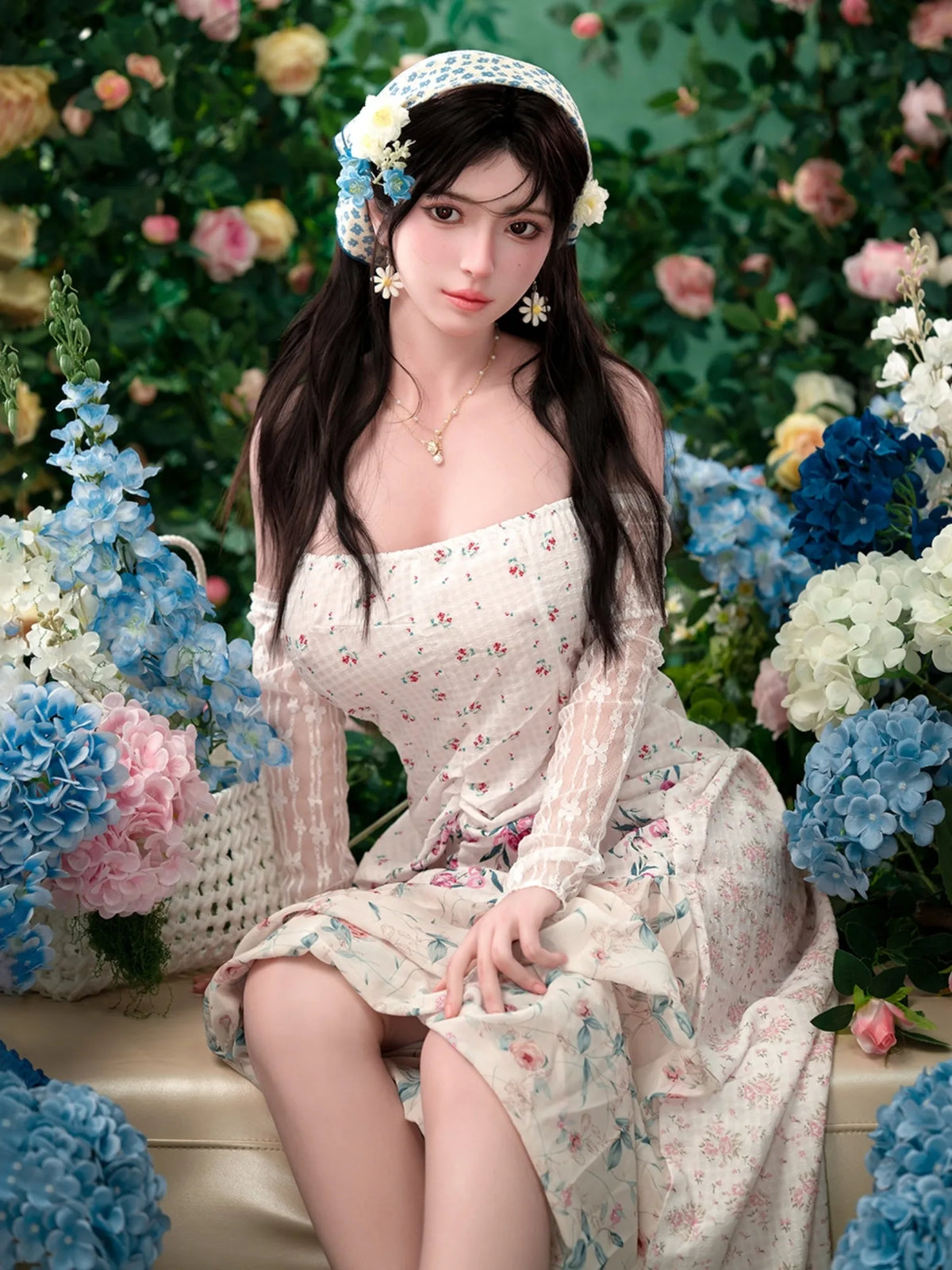 F1725—165cm/5フィート4 カルメン Fカップ シリコン可動ジョーズ セックスドール|Zelex Doll 