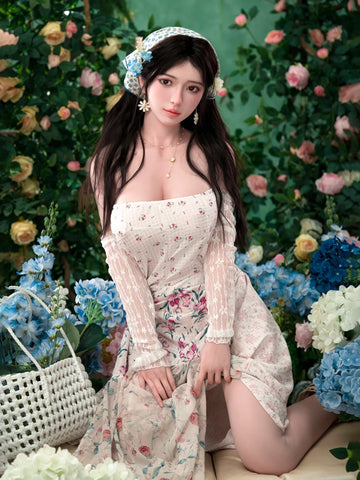 F1725—165cm/5フィート4 カルメン Fカップ シリコン可動ジョーズ セックスドール|Zelex Doll 