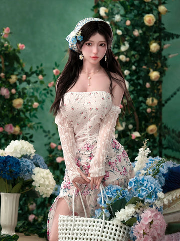 F1725—165cm/5フィート4 カルメン Fカップ シリコン可動ジョーズ セックスドール|Zelex Doll 