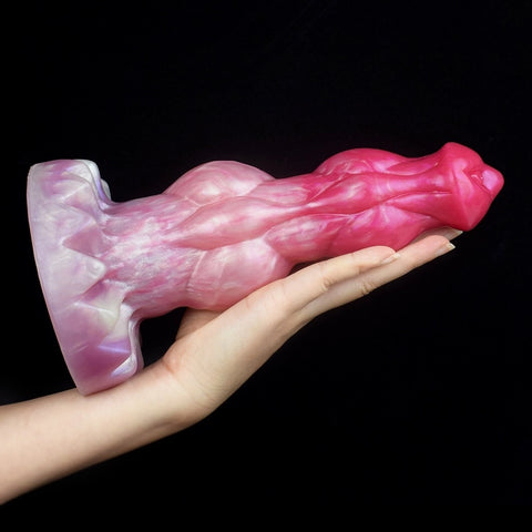 D405(0.7-1.5 LBS丨7''-9'') Fantasy Dog Dildo Silicone Knot Dildo 3 Size