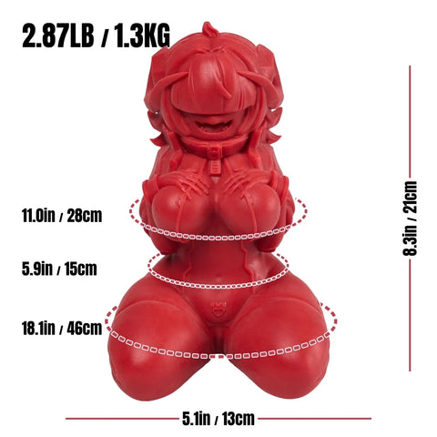 P400-2.9lbs ThermoALTAR Gynoid Sex Doll Pocket Pussy Hentai Figure | MRL