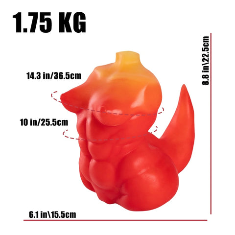 P111-3.86 LBS Muscle Tail Anime Fake Pussy Silicone Tomboy Furry Hentai Sex doll | MRL