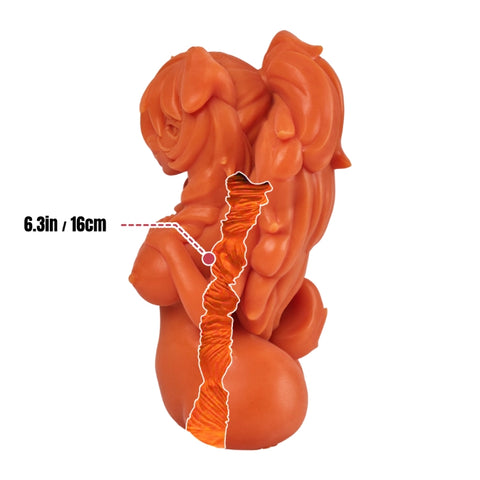 P389-2.6LB Furry Anime Pocket Pussy Silicone Stroker – Compact Anime Character Male Masturbator with Soft Silicone Feel| MRL