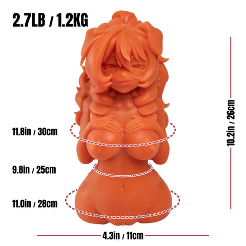 P389-2.6LB Furry Anime Pocket Pussy Silicone Stroker – Compact Anime Character Male Masturbator with Soft Silicone Feel| MRL
