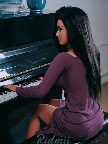 F8530-166cm/33kg  Silicone Head TPE Body Full Size Adult Sex Doll Alisa| Ridmii